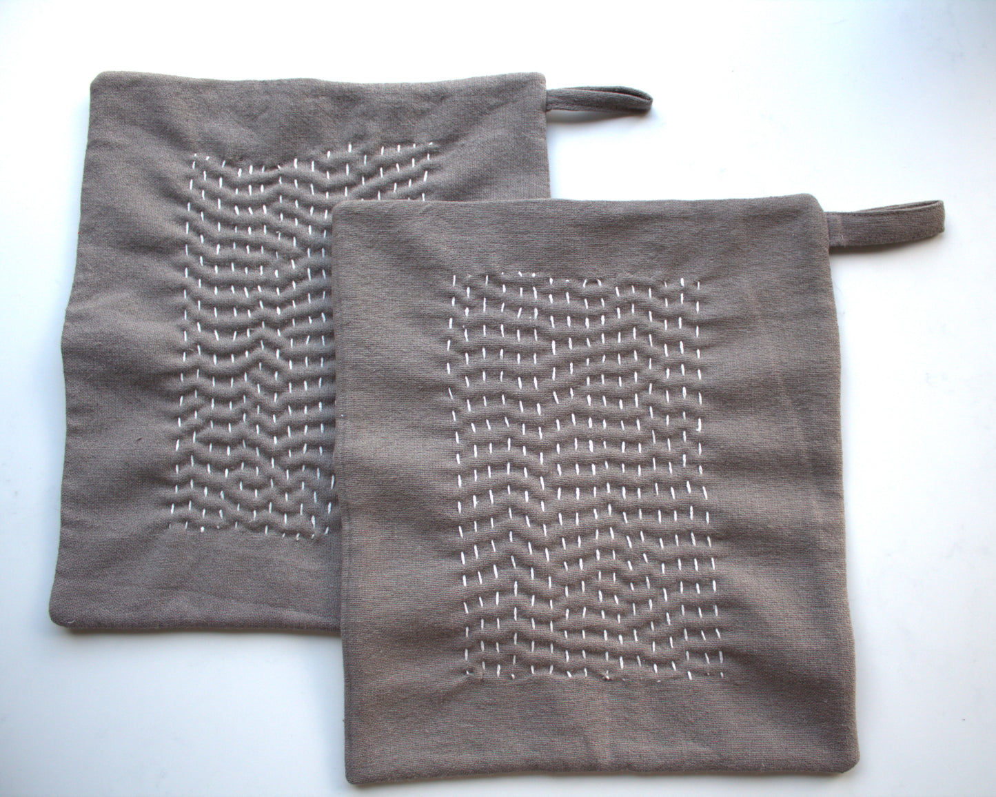 Set of 6 linen coasters