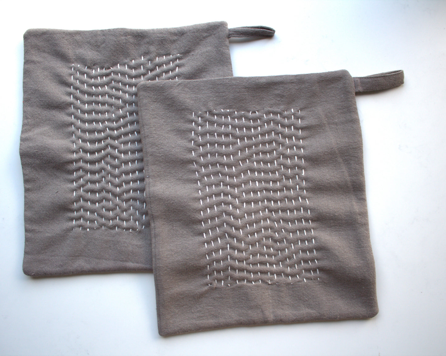 Set of 6 linen coasters