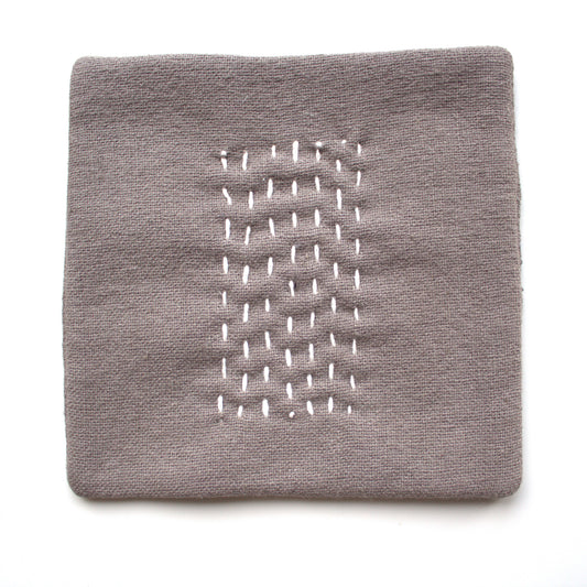 Set of 6 linen coasters