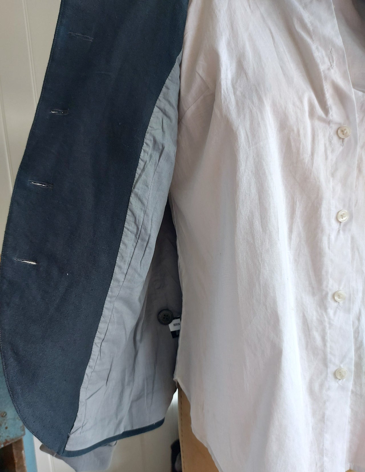 Balencia - linen/cotton tailored jacket