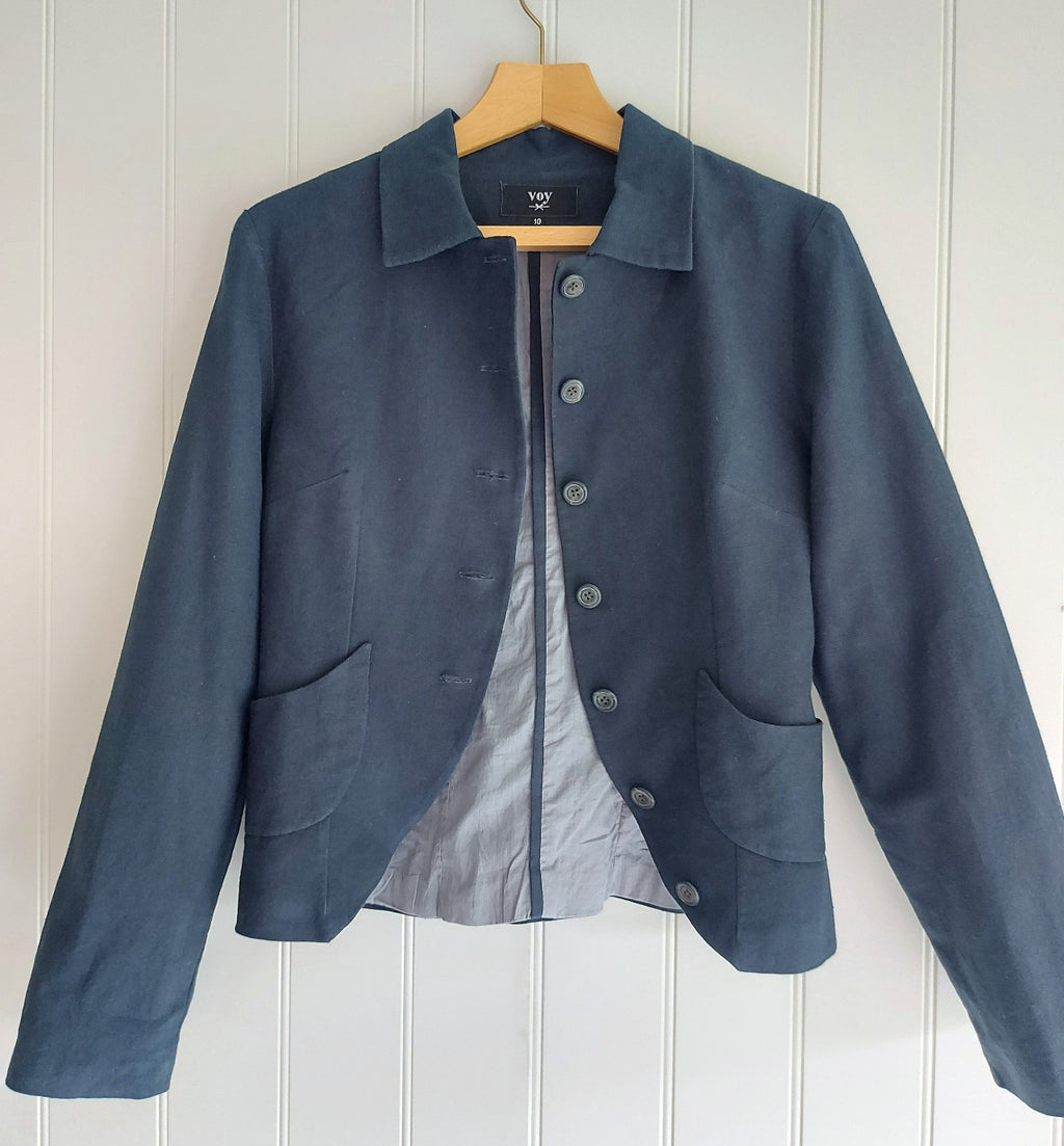 Balencia - linen/cotton tailored jacket