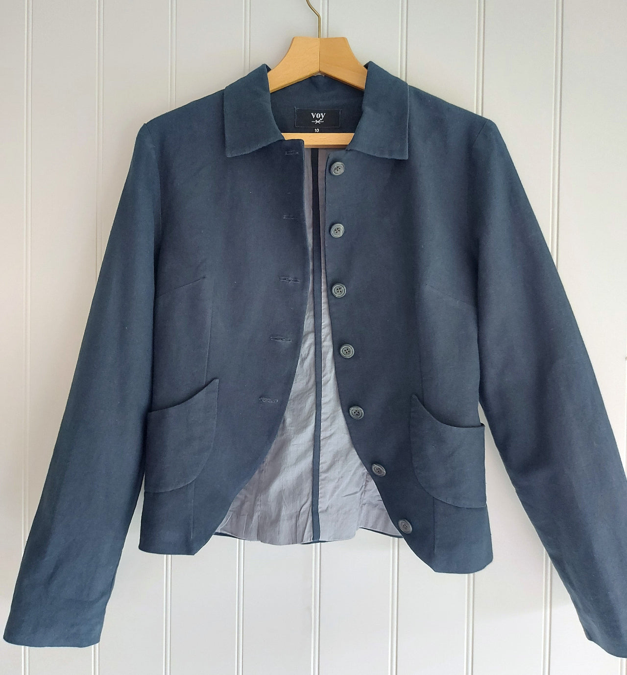 Balencia - linen/cotton tailored jacket