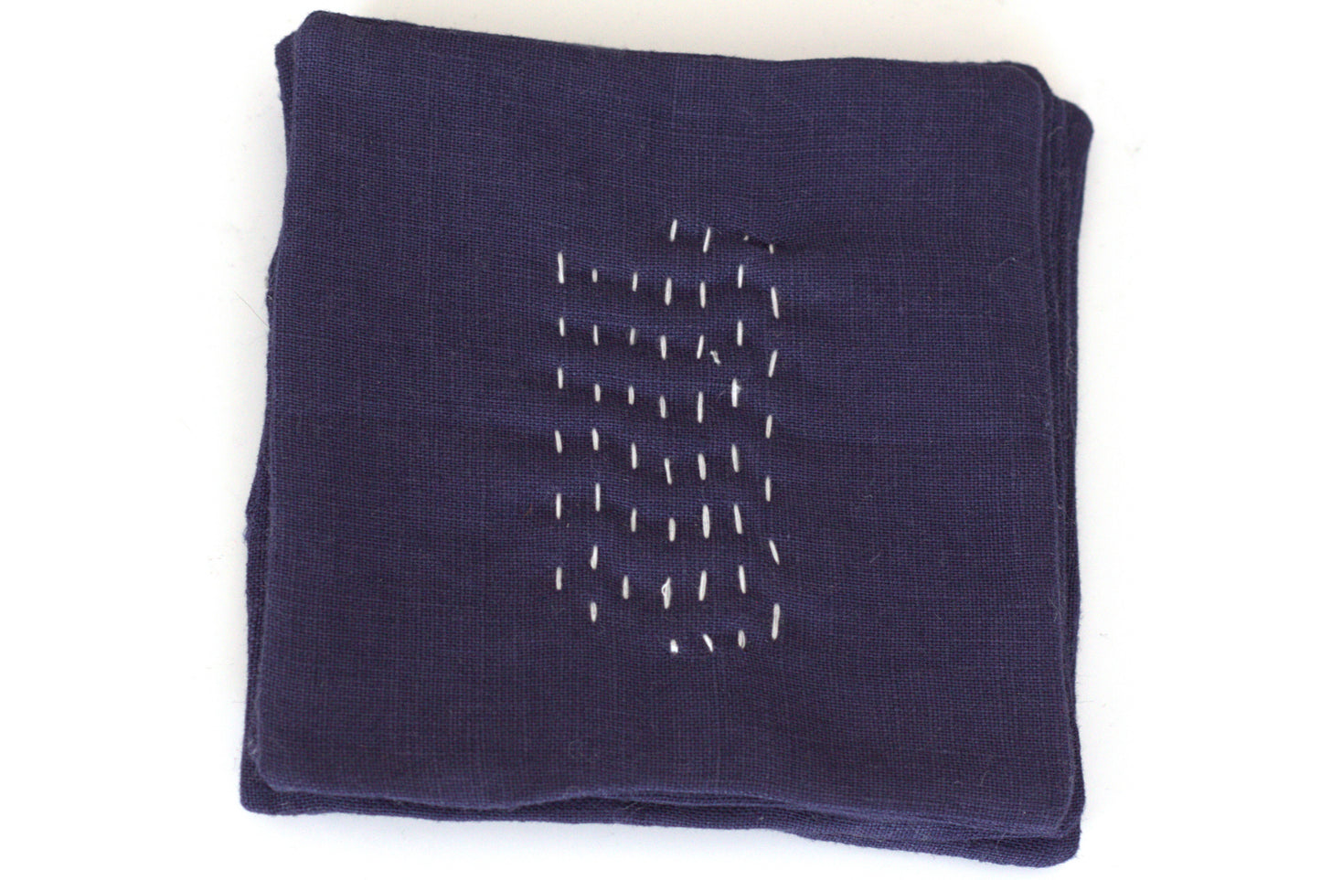 Set of 6 linen coasters