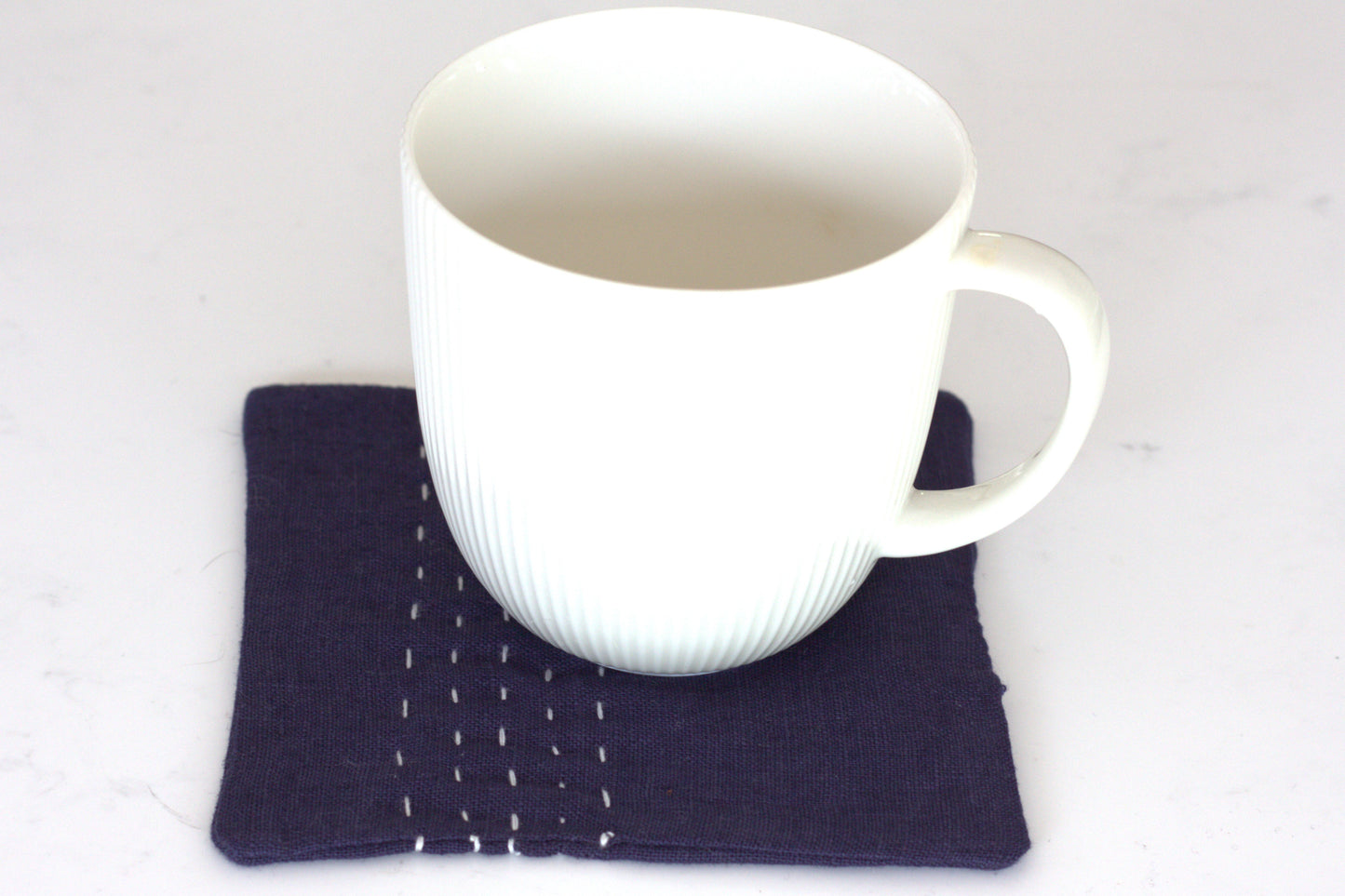 Set of 6 linen coasters