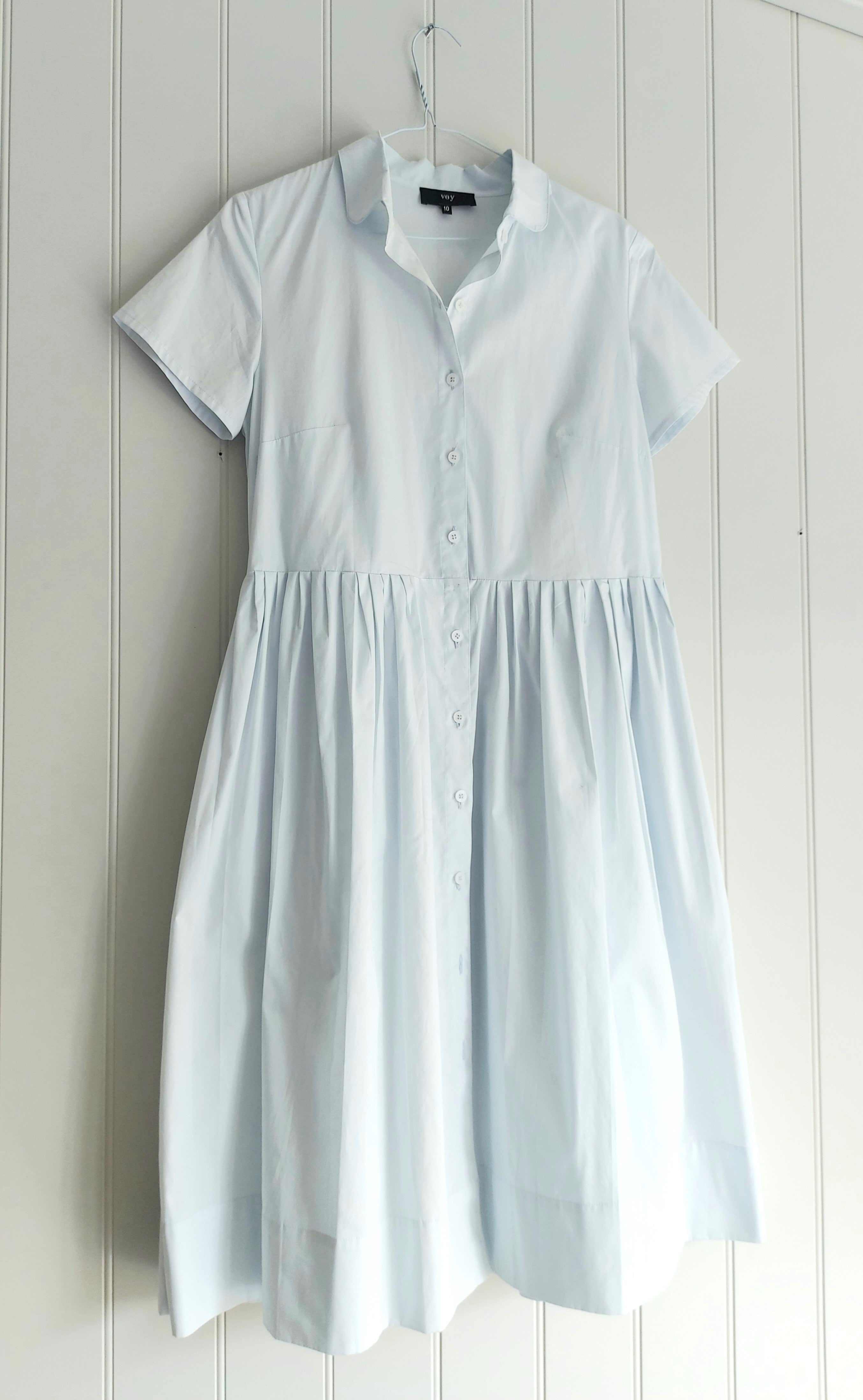 Kellie - cotton poplin shirtdress