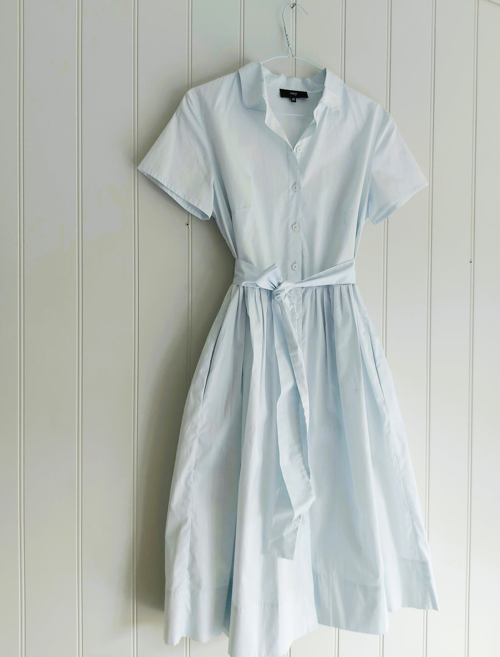 Kellie - cotton poplin shirtdress