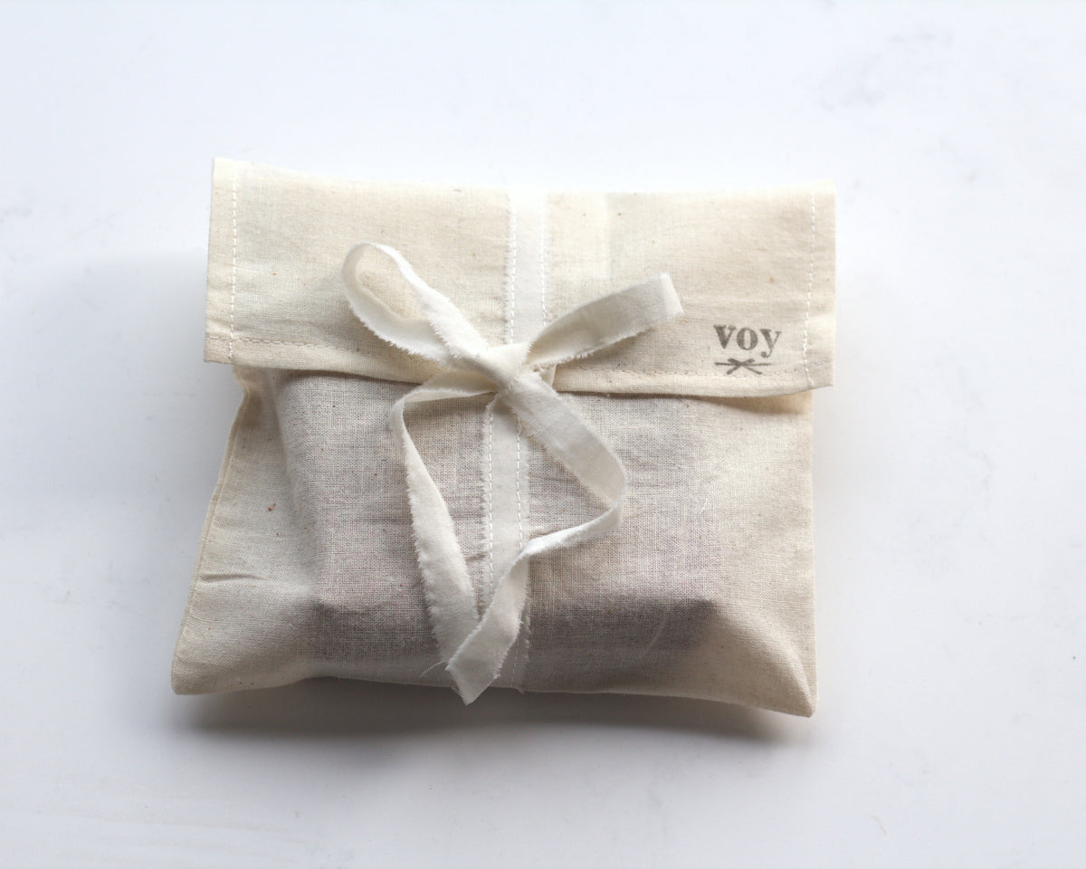 Set of 6 linen coasters