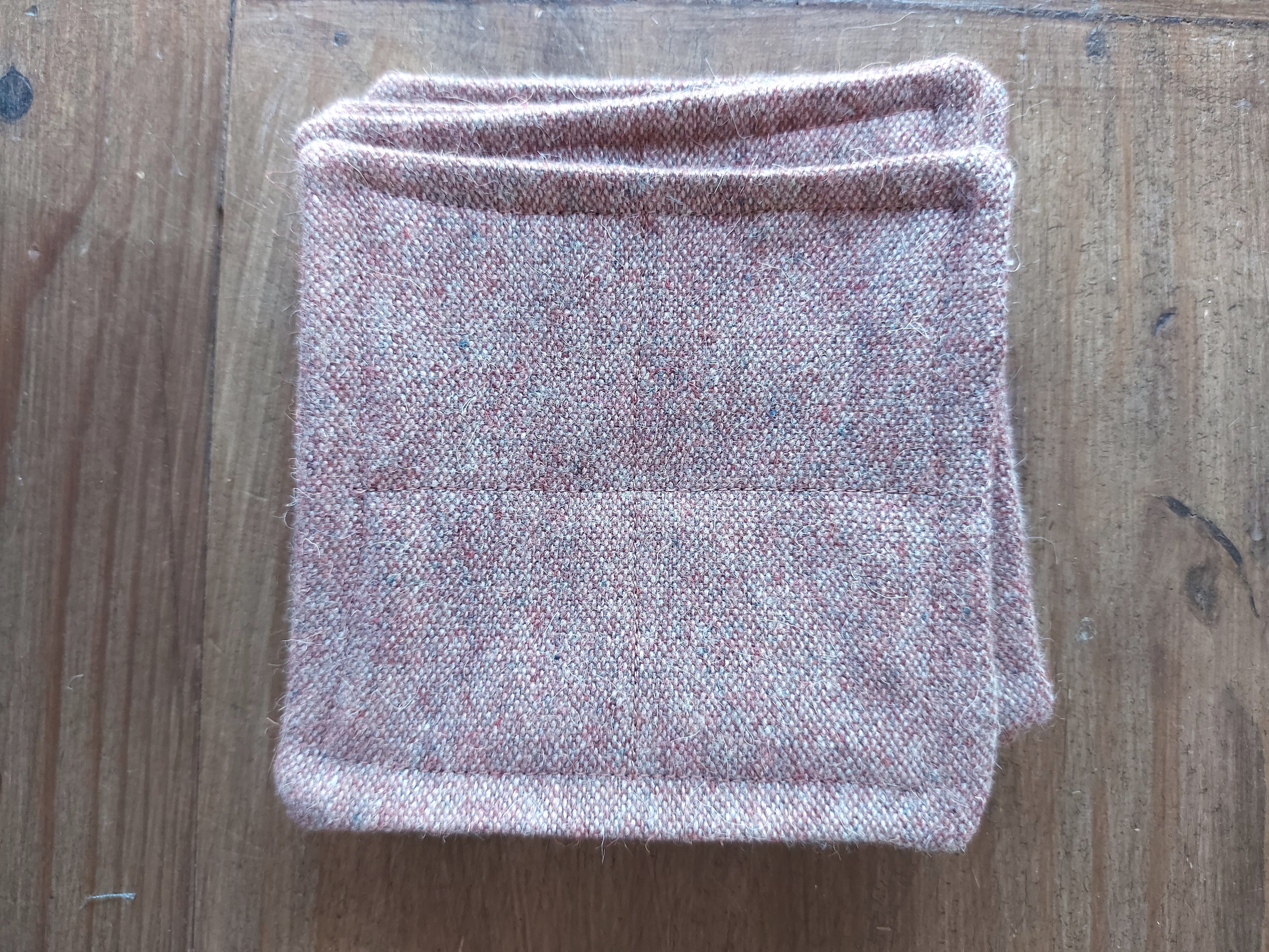 Set of 6 wool coasters
