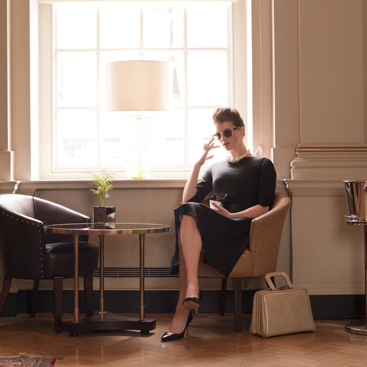 Vintage Audrey - classic black dress