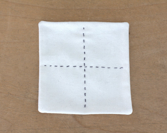 Set of 6 Cotton coasters