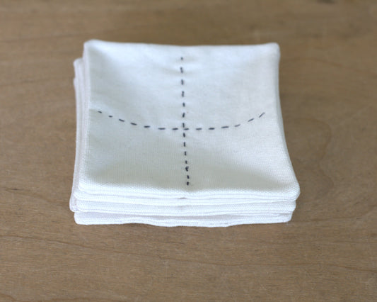 Set of 6 Cotton coasters