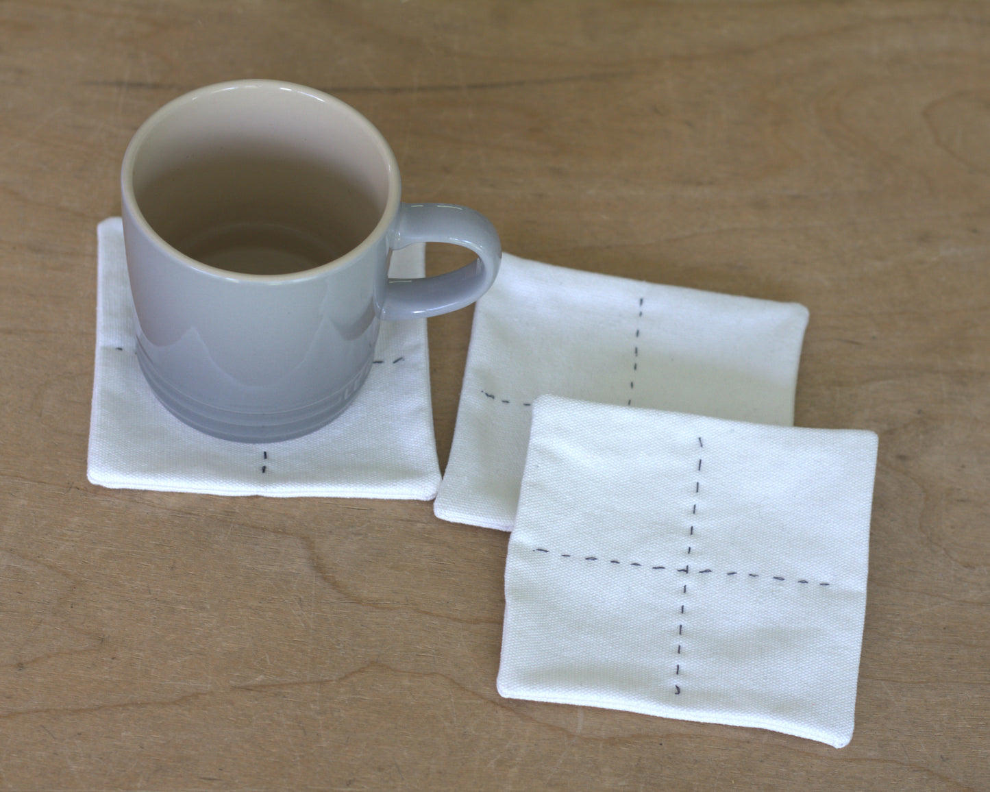 Set of 6 Cotton coasters