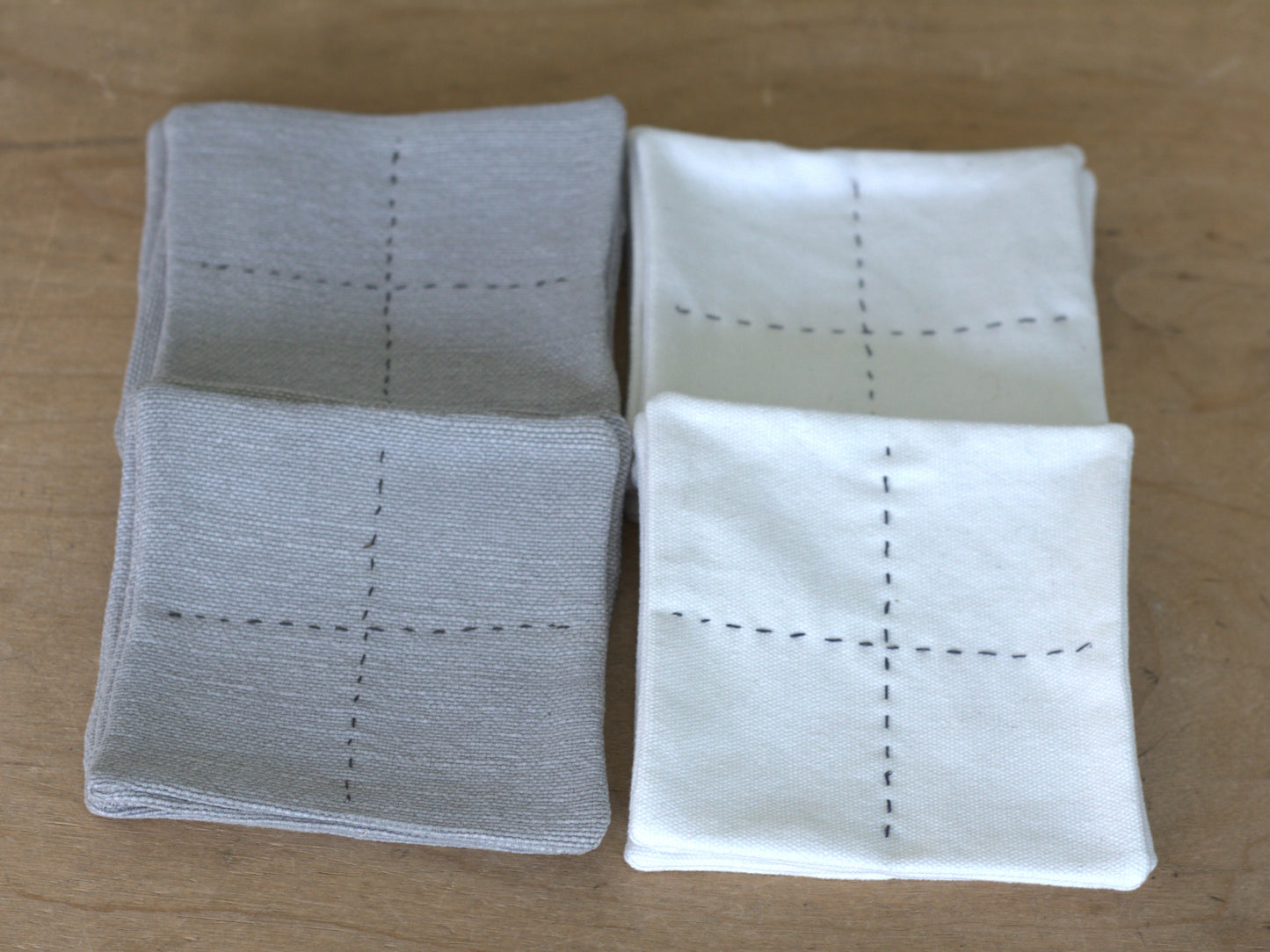Set of 6 Cotton coasters