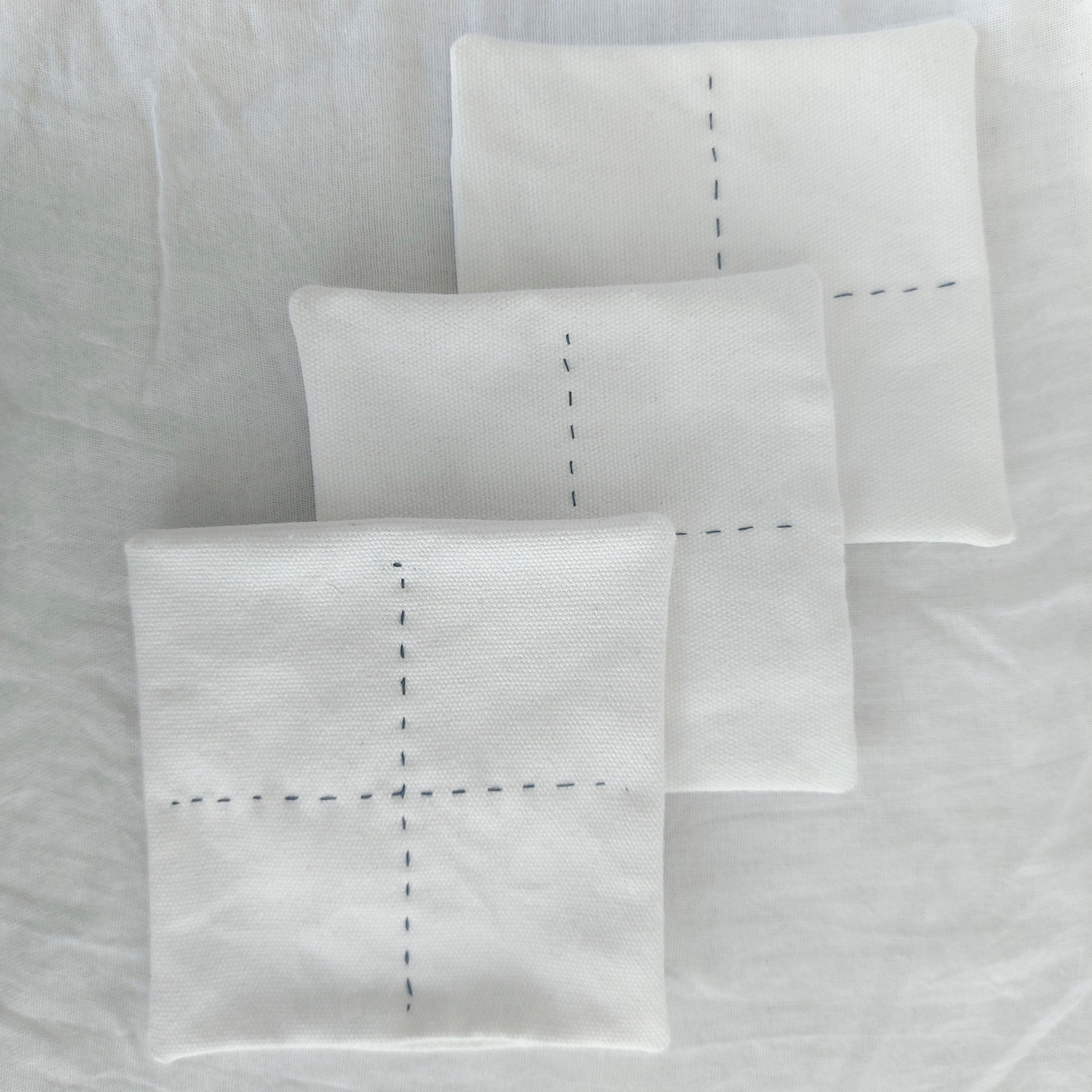 Set of 6 Cotton coasters