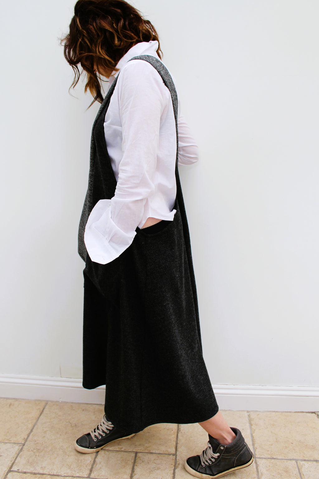 Artisan Apron dress - Wool