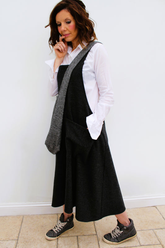 Artisan Apron dress - Wool