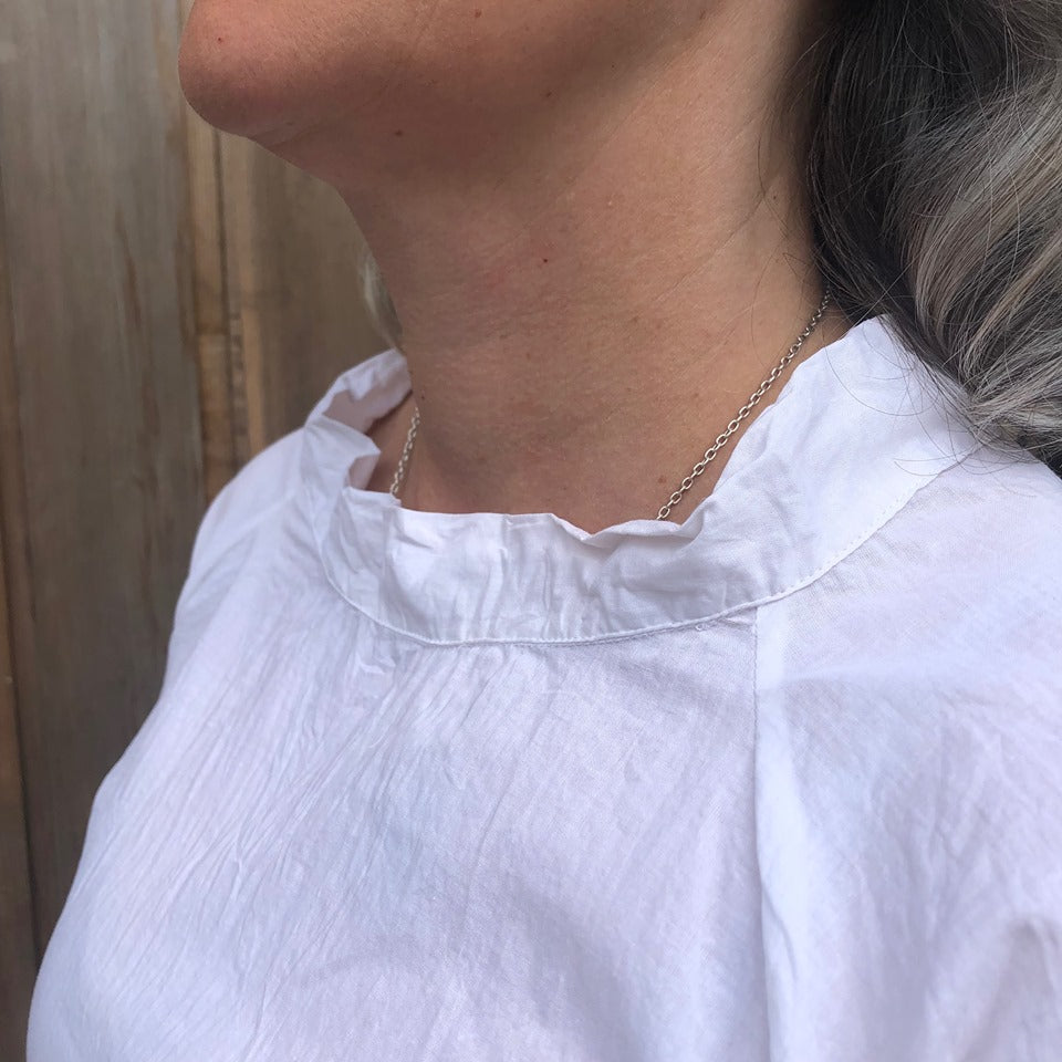 Fisher - Petrol grey light-weight cotton smock top