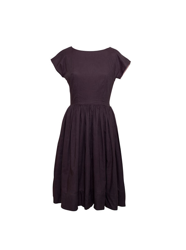 Mimi -cotton cap sleeved dress