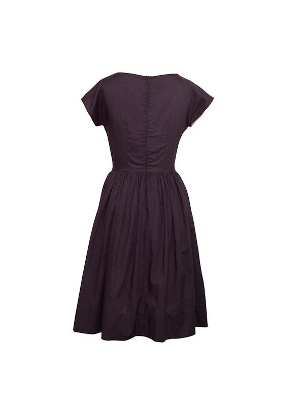 Mimi -cotton cap sleeved dress