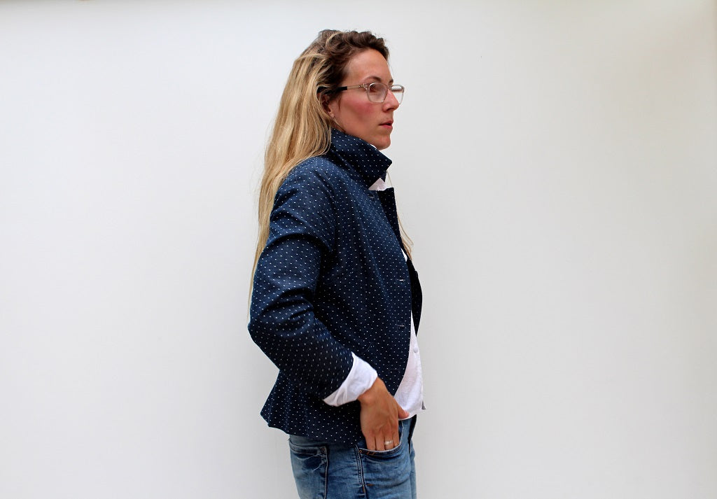 Balencia - linen/cotton tailored jacket