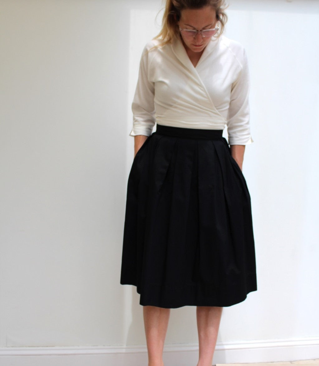 Tiffany - cotton wrap shirt