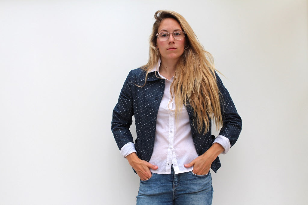 Balencia - linen/cotton tailored jacket
