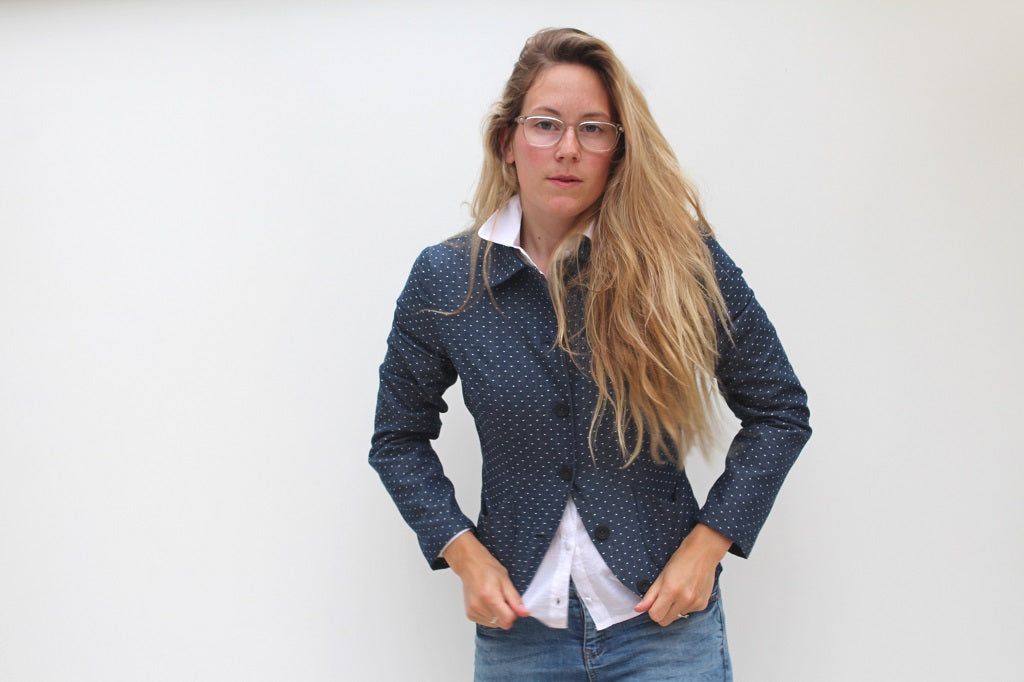 Balencia - linen/cotton tailored jacket
