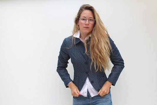 Balencia - cotton tailored jacket