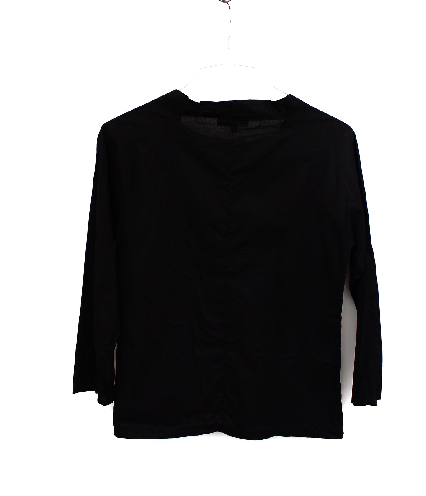Fisher -  Black light-weight cotton smock top