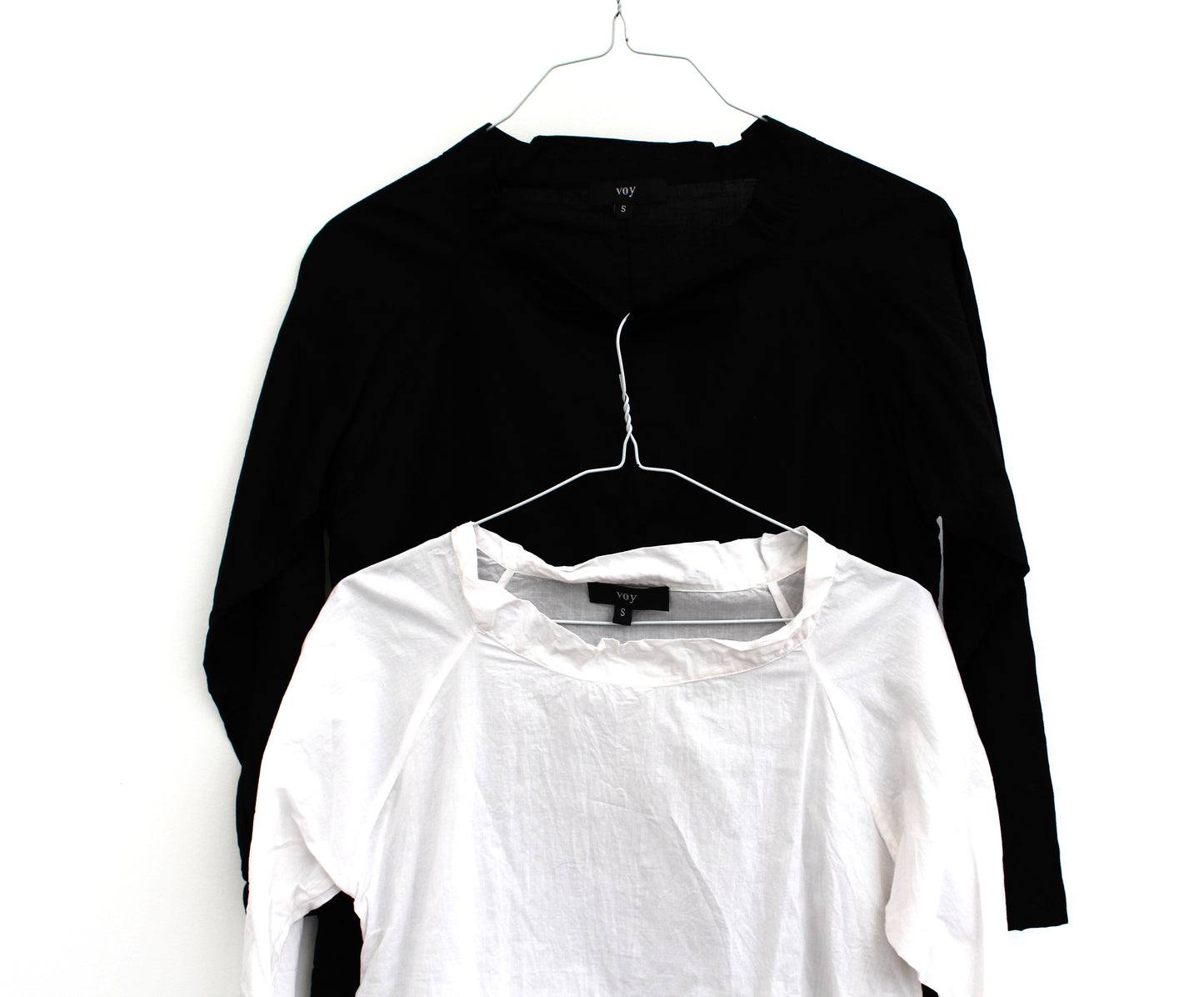 Fisher -  Black light-weight cotton smock top