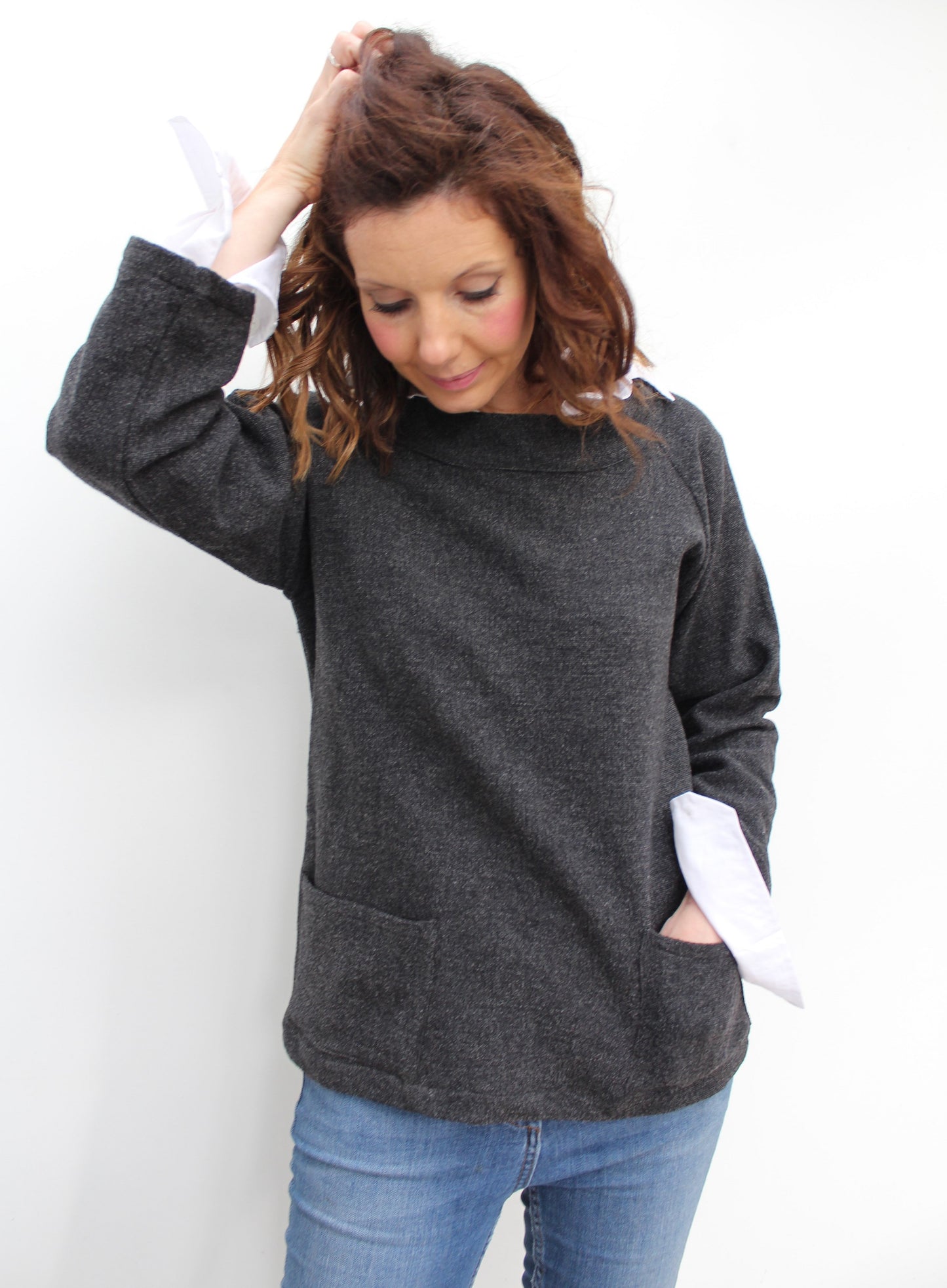 Fisher - wool smock top