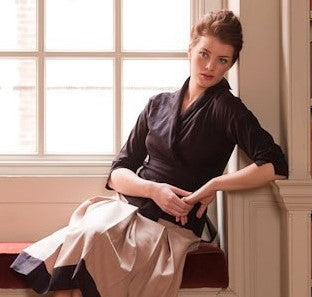 Tiffany - linen wrap shirt