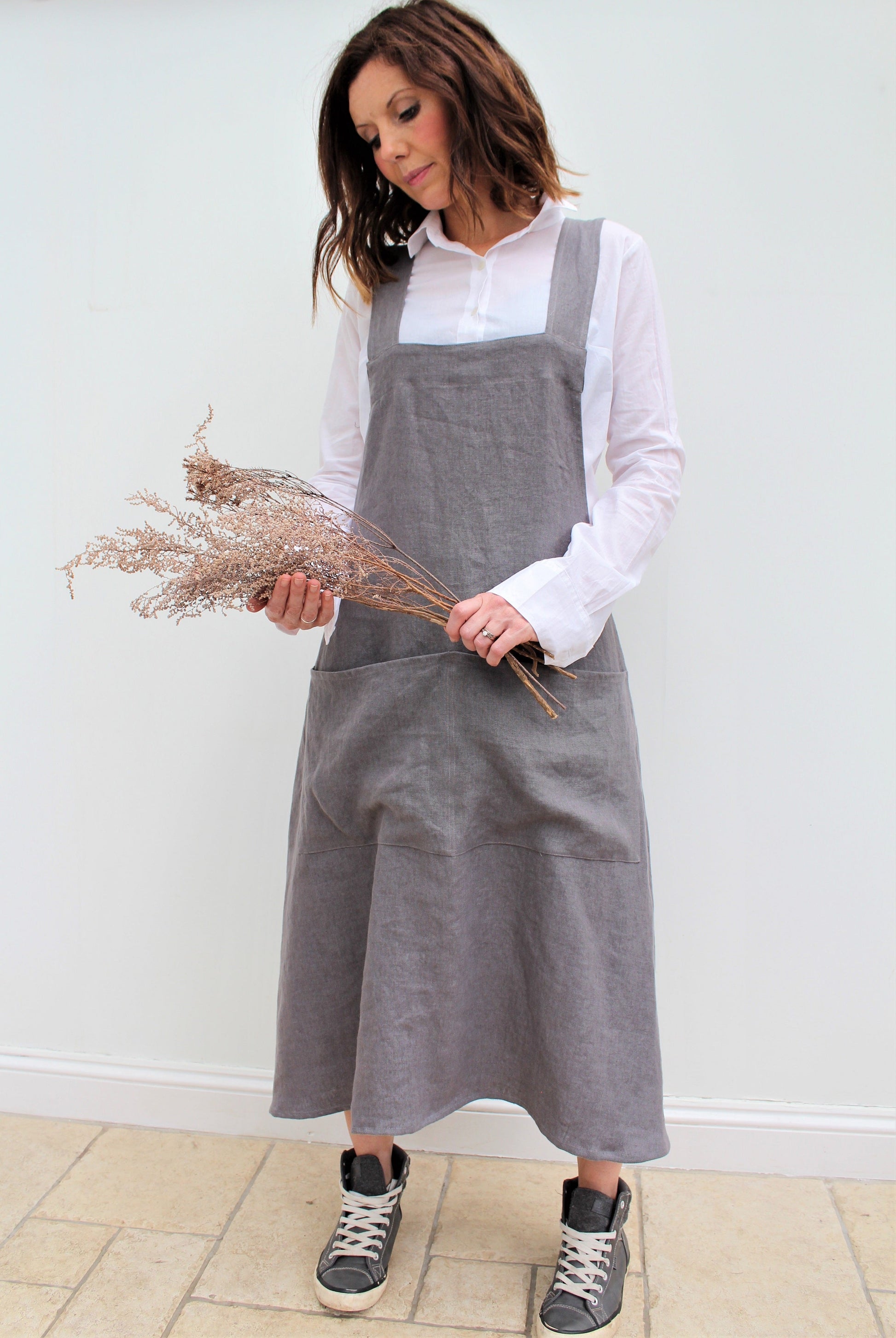 Artisan Apron dress - Wool voy Artisan Apron dress - Wool voy