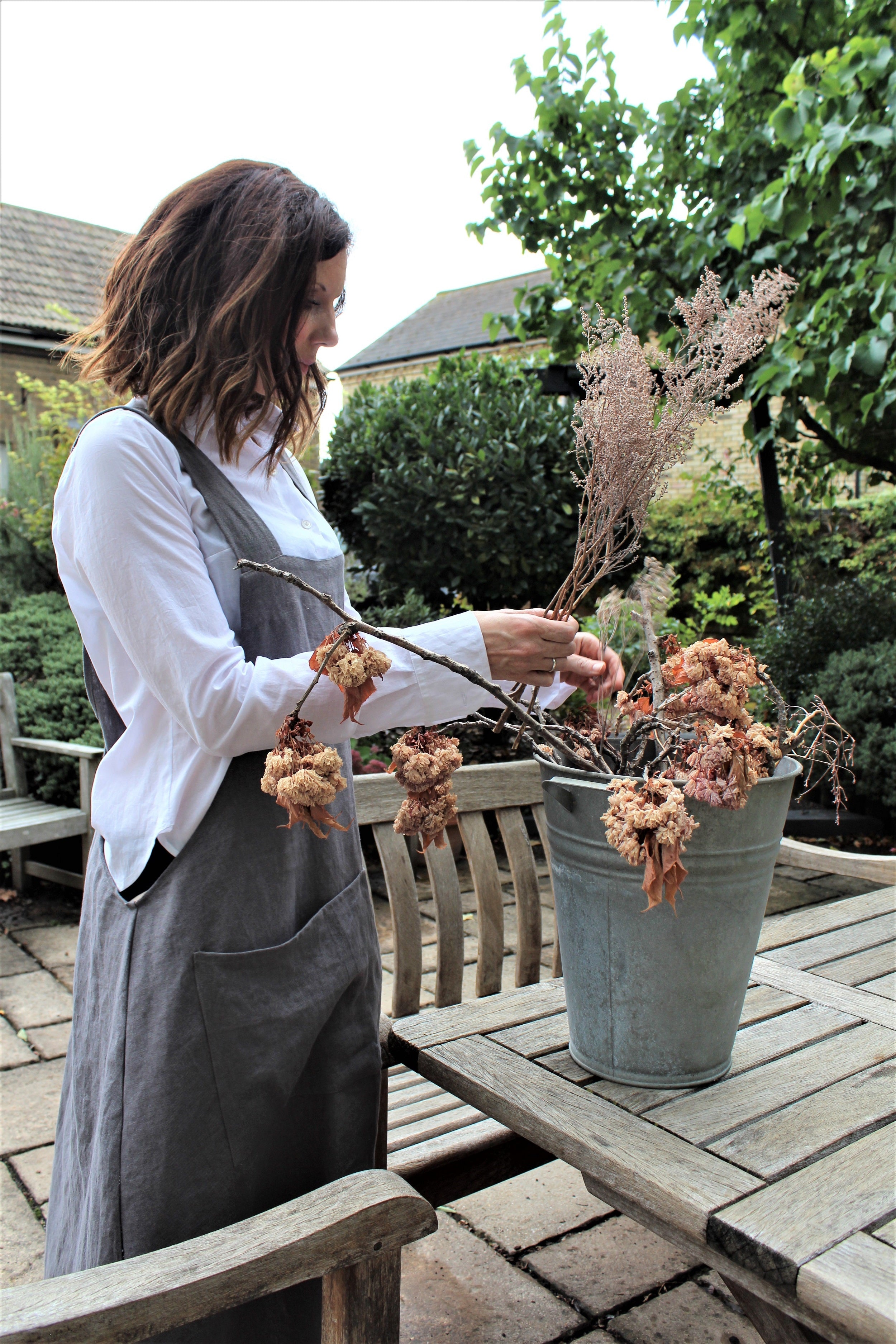 Artisan Apron dress - Wool