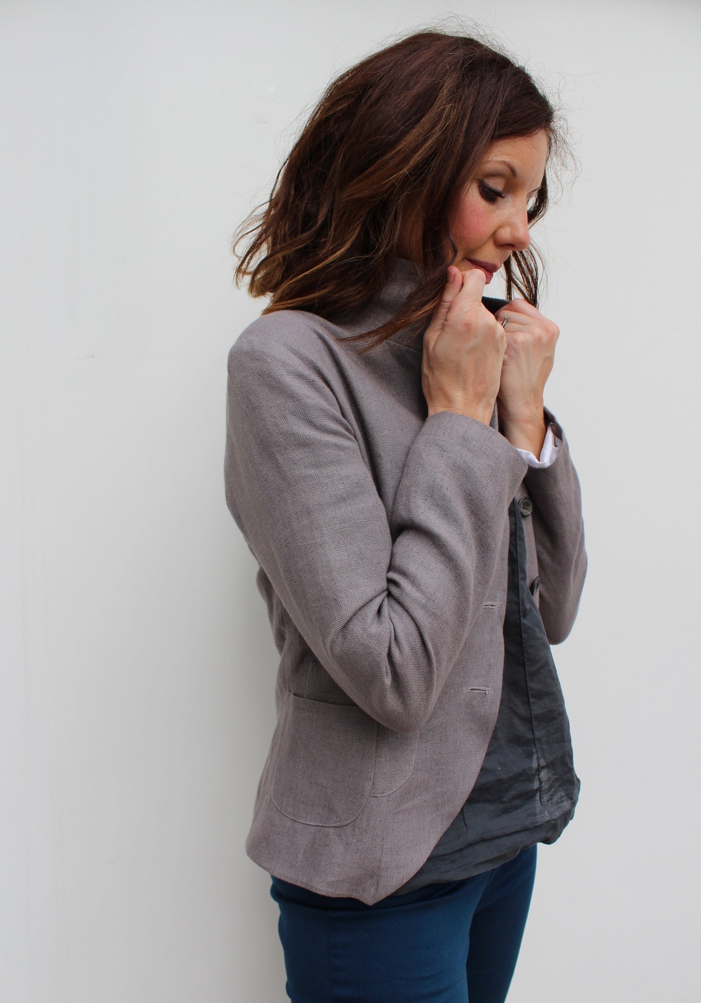 Oliver linen tailored jacket voy