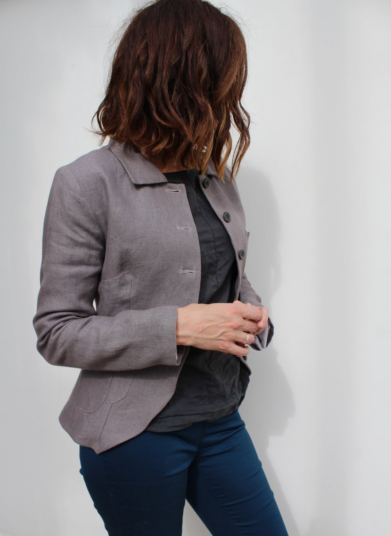 Oliver linen tailored jacket voy