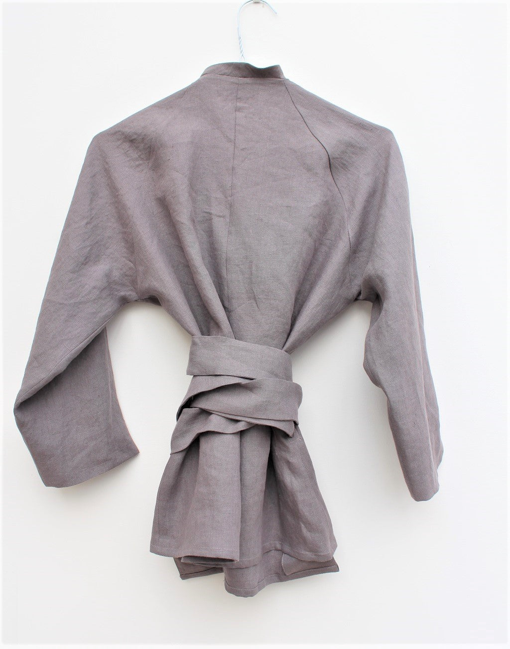 Tiffany - linen wrap shirt