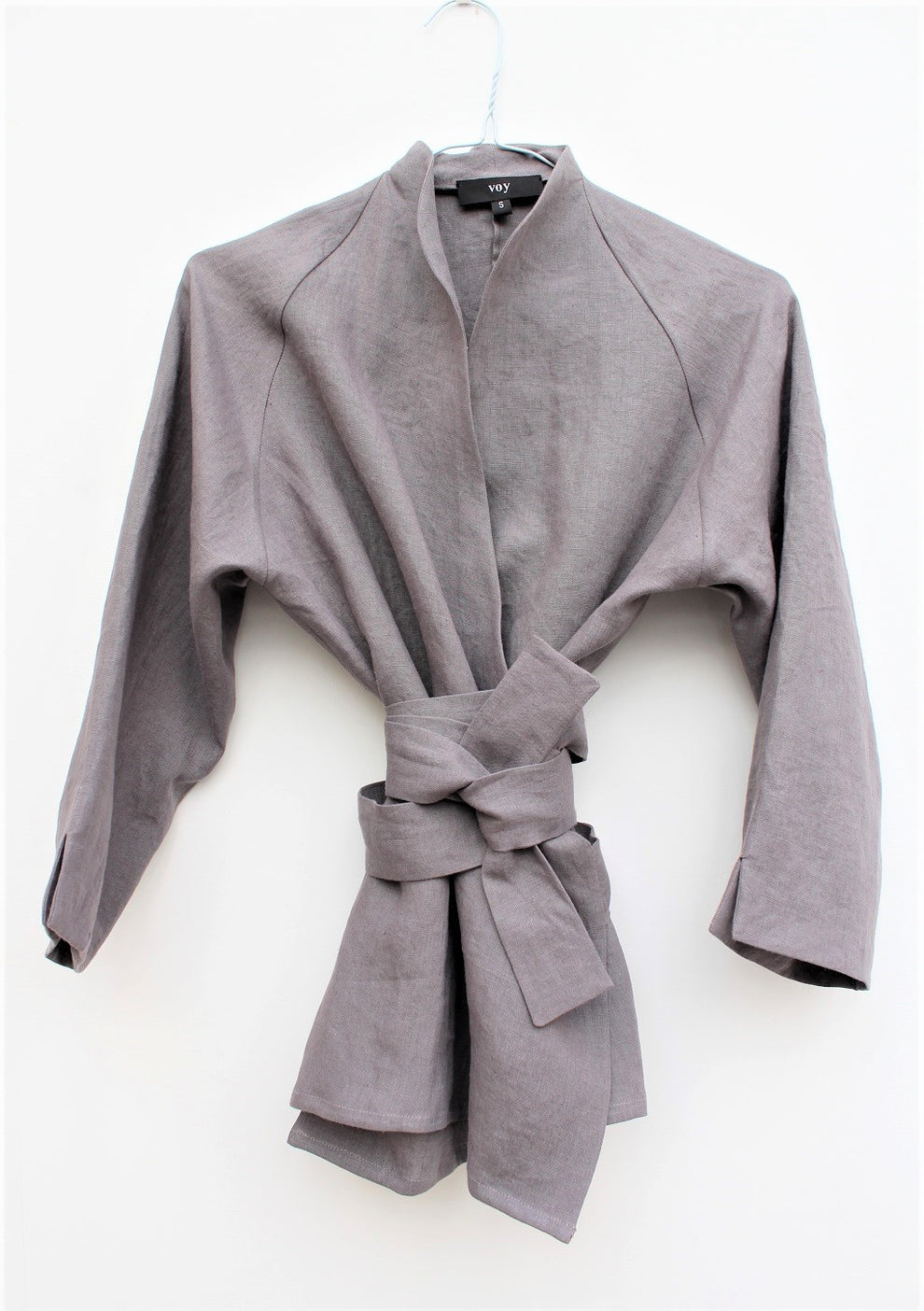 Tiffany - linen wrap shirt – voy