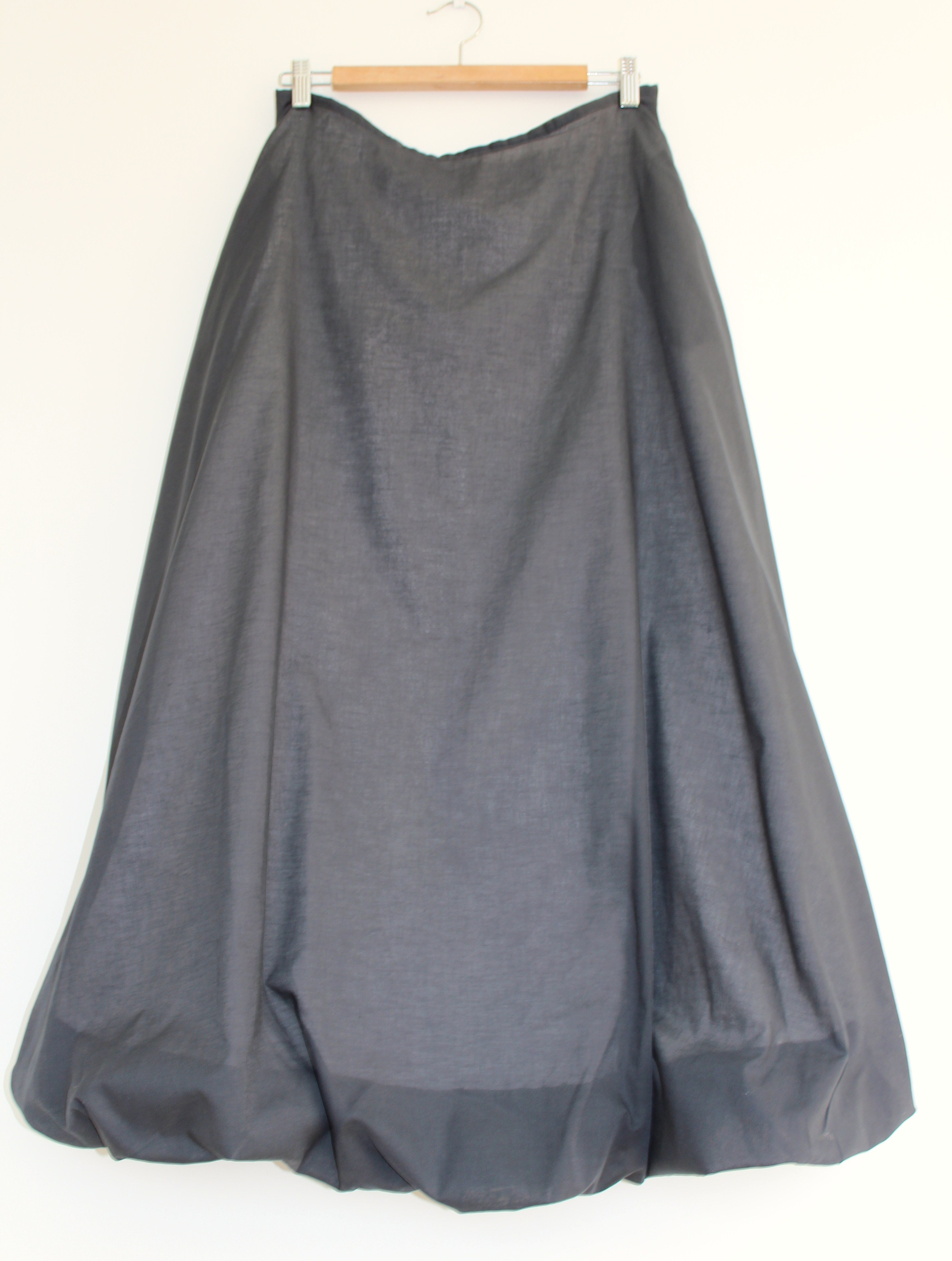 Gigi - cotton long skirt with bubble hem