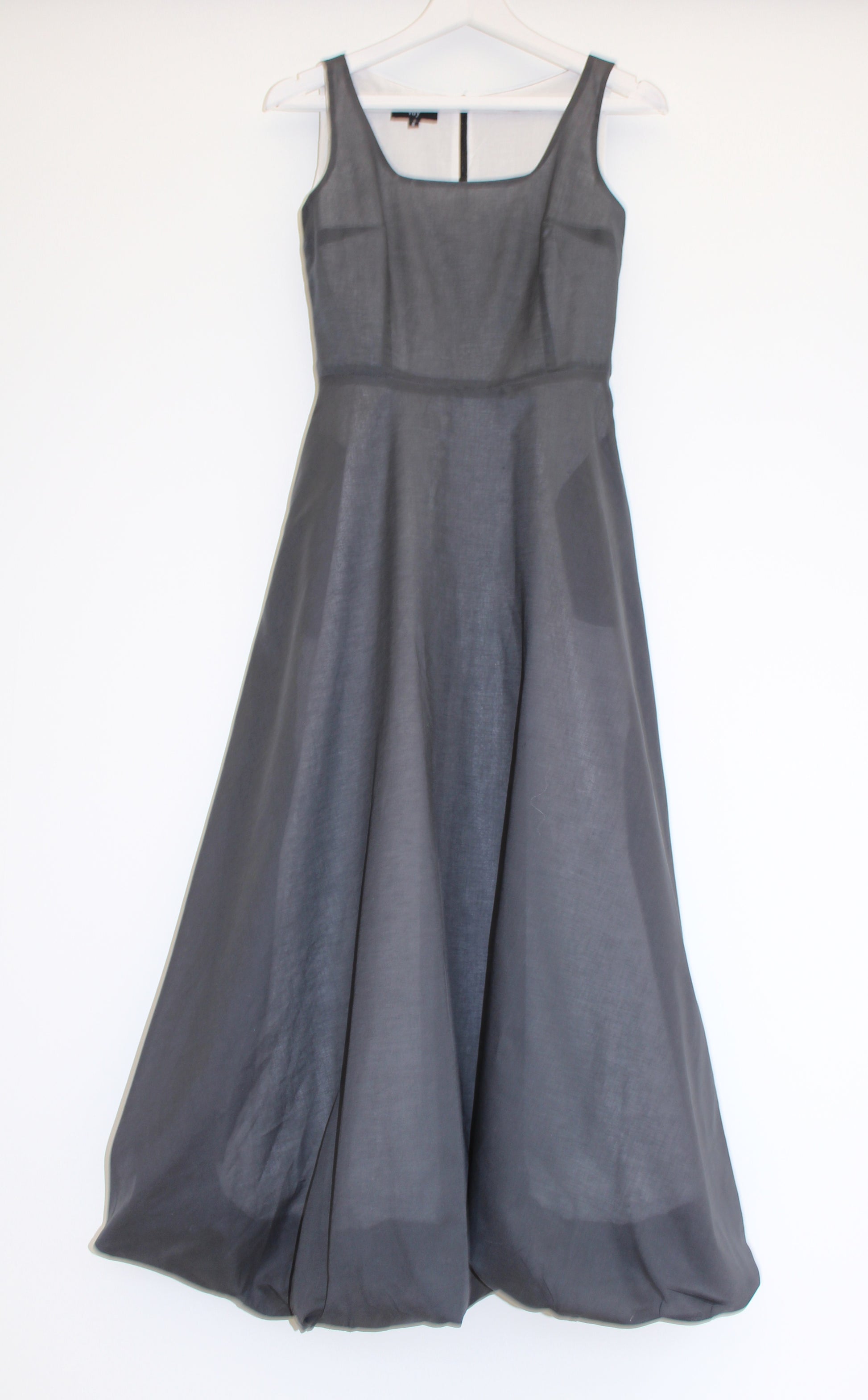 Paris - cotton long dress with bubble hem voy Paris - cotton long dress with bubble hem voy