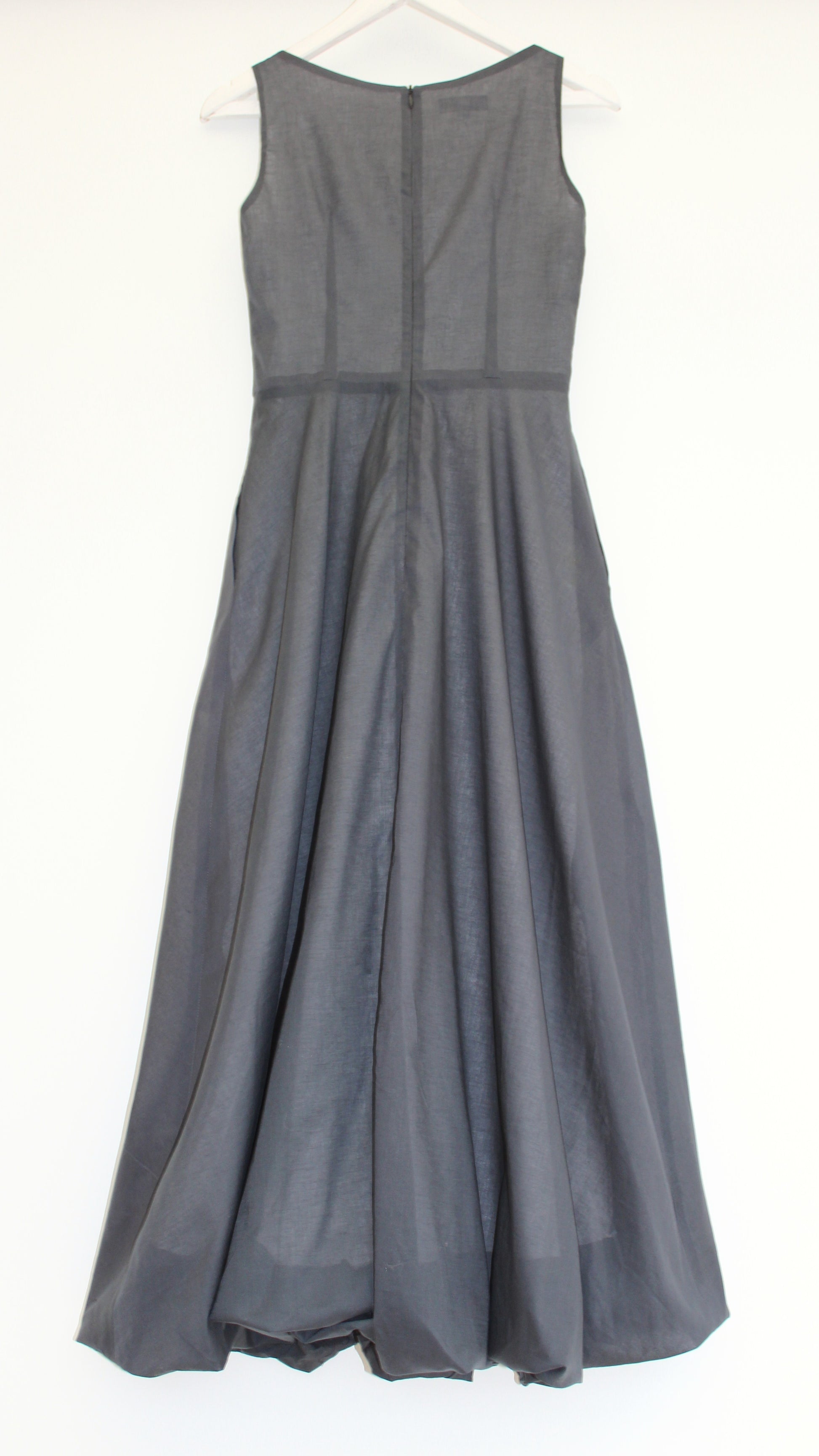 Paris - cotton long dress with bubble hem voy Paris - cotton long dress with bubble hem voy