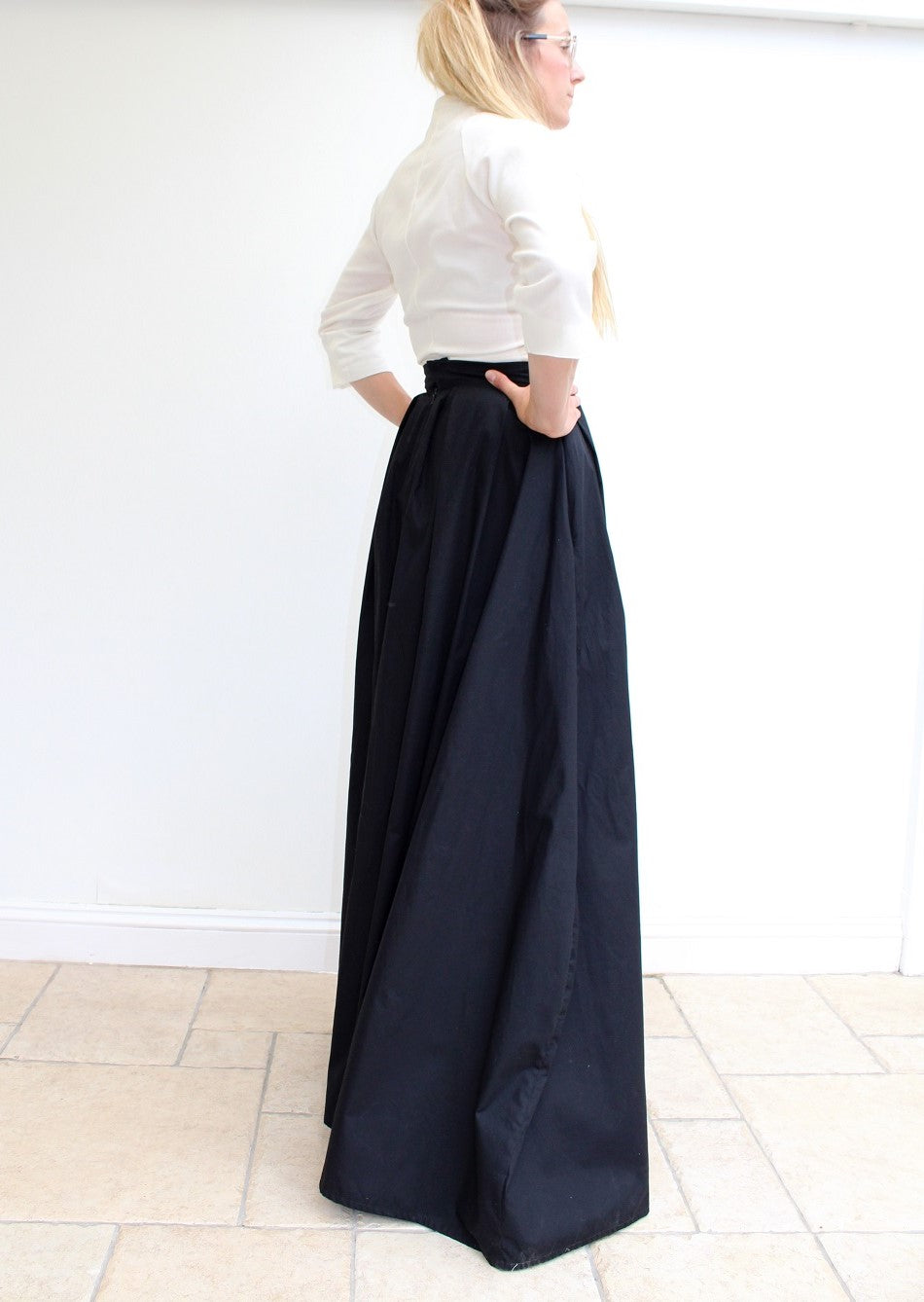 Giselle - long cotton skirt