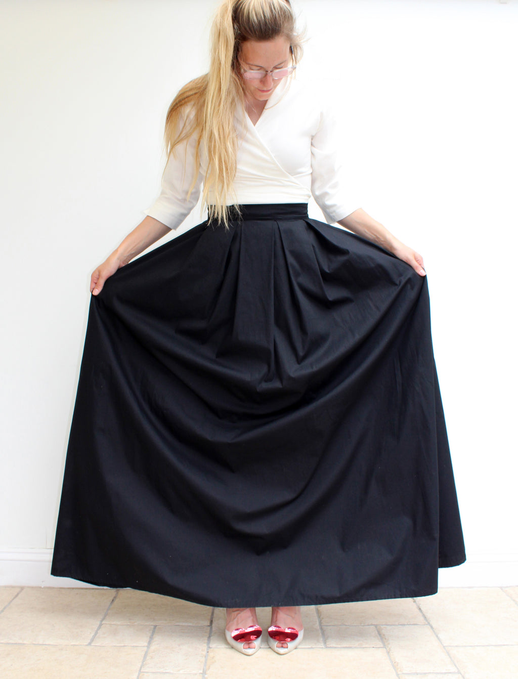 Giselle - long cotton skirt