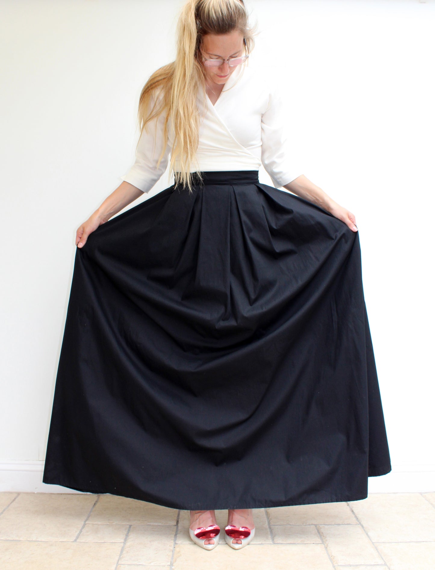 Giselle - long cotton skirt