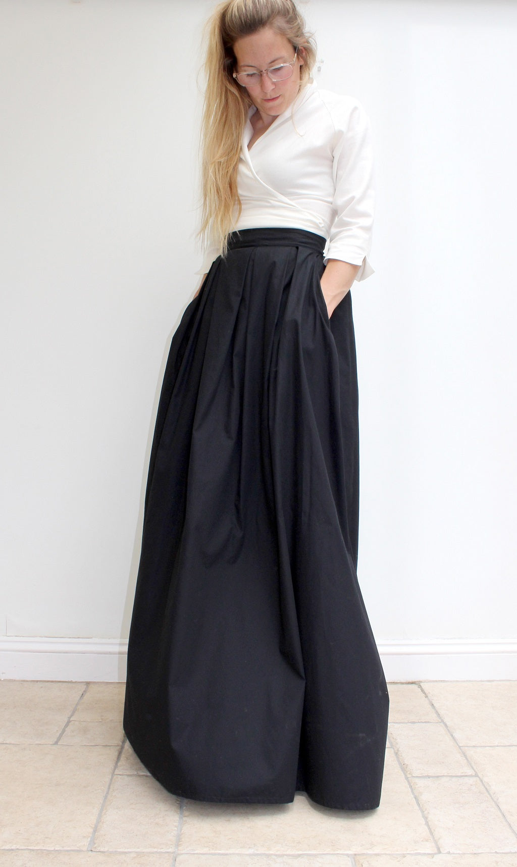 Giselle - long cotton skirt