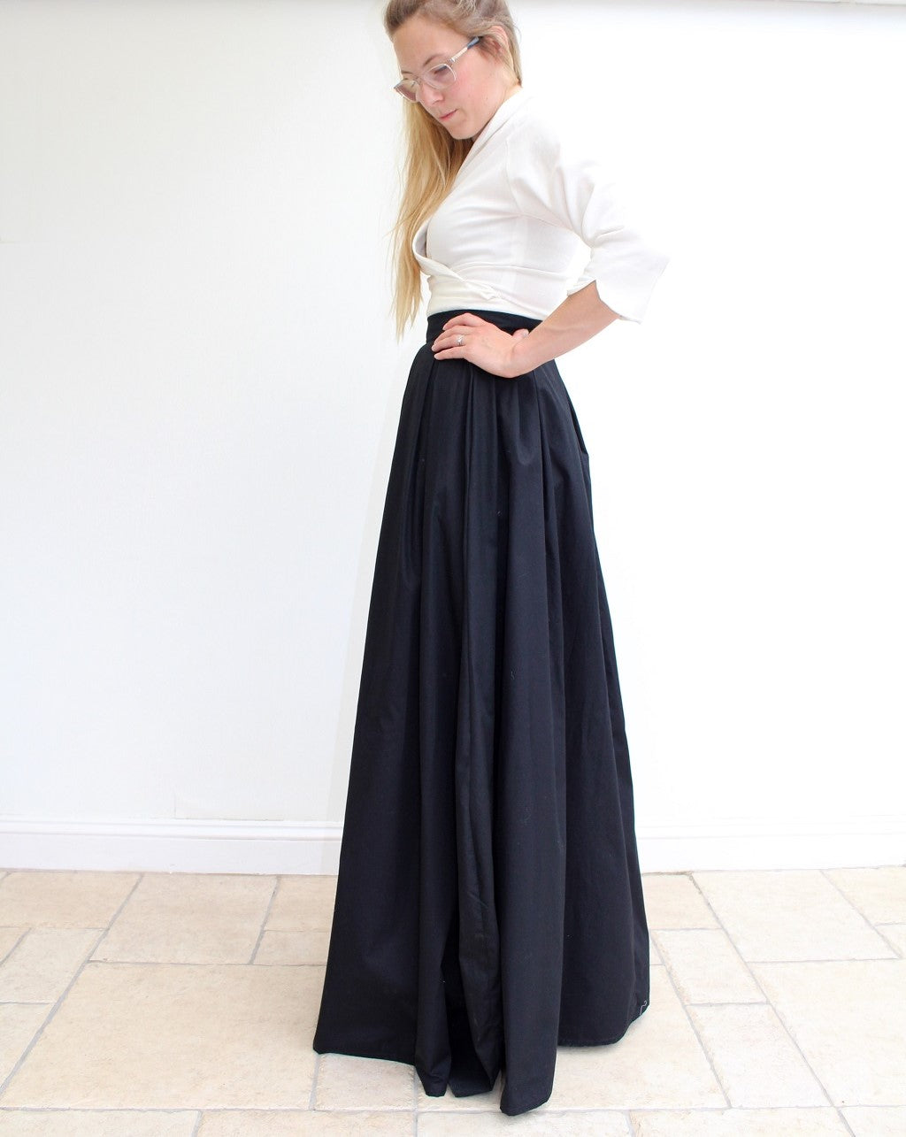 Giselle - long cotton skirt