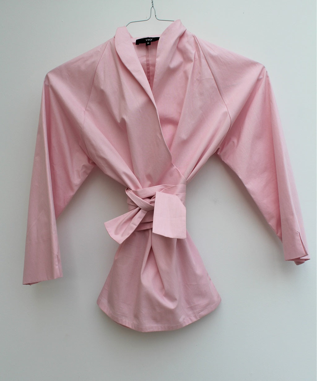 Tiffany - cotton wrap shirt - WAS: £70.00