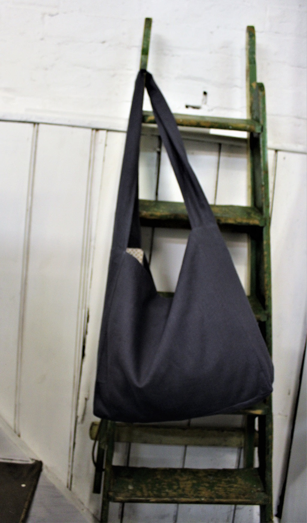 Messenger - linen crossbody bag